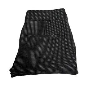 Ann Taylor size 6 Devin Fit Black and White Polka Dot pants real pockets